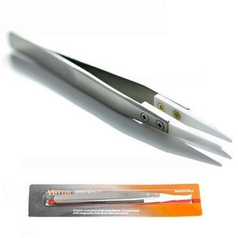 Ceramic Heat Resistant Tweezers Pointed Tip